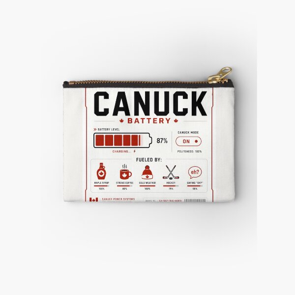 Item preview, Canuck Battery Powered By Maple Syrup Funny Canadian Graphic designed and sold by Sybille-Yates.