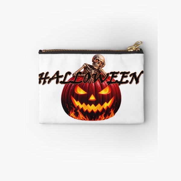 Item preview, halloween pumpkin red with skeleton 2 designed and sold by natalik2024.