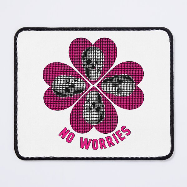 Item preview, No Worries Skull with Hearts designed and sold by dpenn.