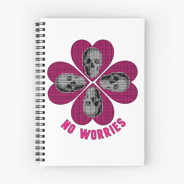 Item preview, No Worries Skull with Hearts designed and sold by dpenn.