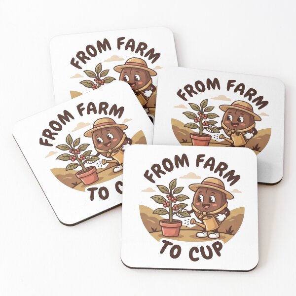 Item preview, From farm, to cup  designed and sold by JonysCreativeDesigns.