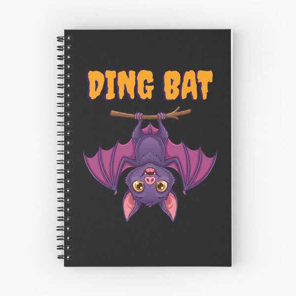 Item preview, Ding Bat Cute Halloween Bat Cartoon designed and sold by BedheadBobShop.