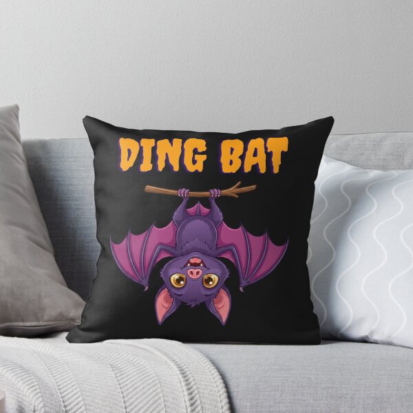Item preview, Ding Bat Cute Halloween Bat Cartoon designed and sold by BedheadBobShop.