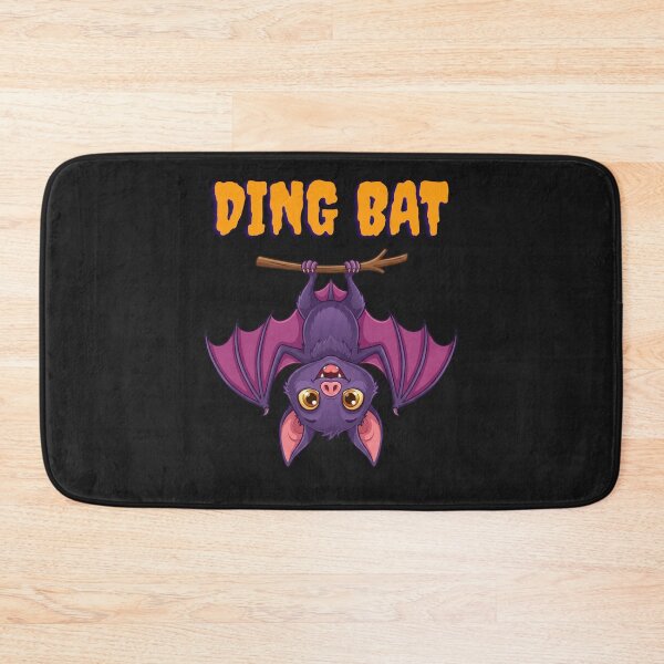 Item preview, Ding Bat Cute Halloween Bat Cartoon designed and sold by BedheadBobShop.