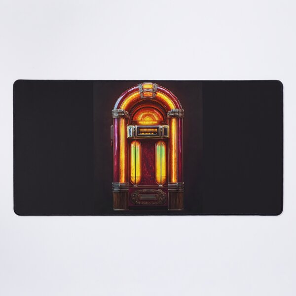 Item preview, Retro Neon Jukebox, 3d Render, Rich Burgundy designed and sold by Checho30.