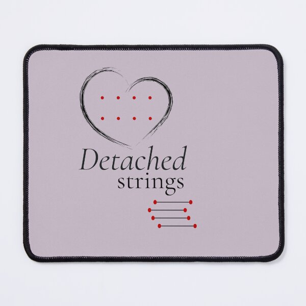 Item preview, Detached Strings | Dark Ink designed and sold by EntangledRhyme.