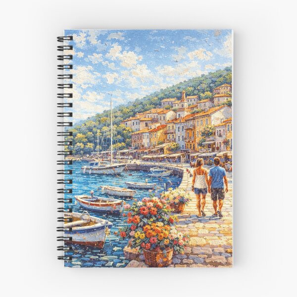 Item preview, Rabac, Croatia – a painting of a summer day in this beautiful European place. designed and sold by GalleryKauffeld.