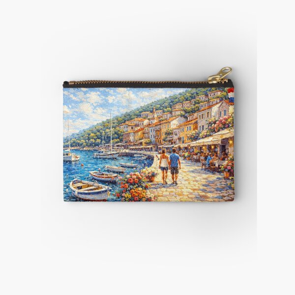 Item preview, Rabac, Croatia – a painting of a summer day in this beautiful European place. designed and sold by GalleryKauffeld.