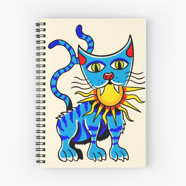 Item preview, Gatito Azul Blue Cat Trickster designed and sold by MARCOSURREAL.