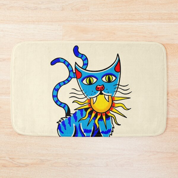 Item preview, Gatito Azul Blue Cat Trickster designed and sold by MARCOSURREAL.