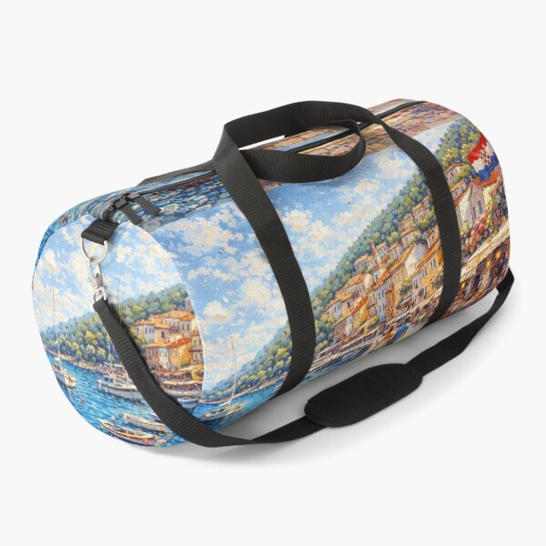 Item preview, Rabac, Croatia – a painting of a summer day in this beautiful European place. designed and sold by GalleryKauffeld.