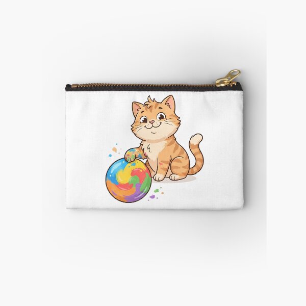 Item preview, Dot Day Range Tabby Cat With Colorful Cute Illustration designed and sold by hustongriceldas.