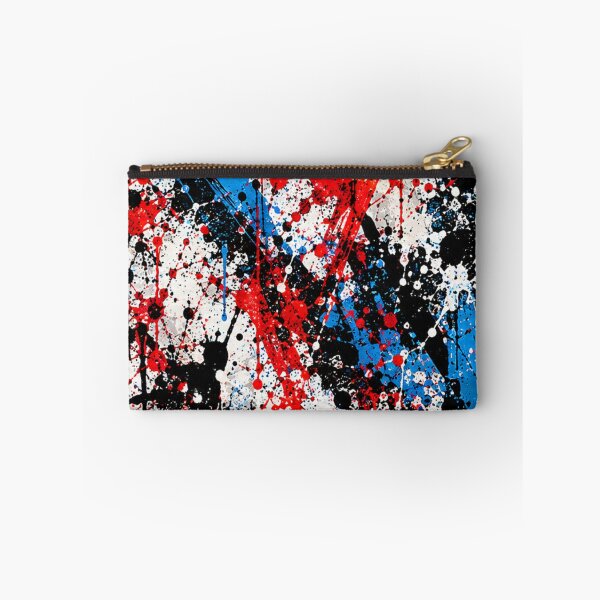 Item preview, Patriotic Red White and Blue Splatter Action Abstract Art designed and sold by THE SPLATTERED HAUS BY SAGE BANKS.