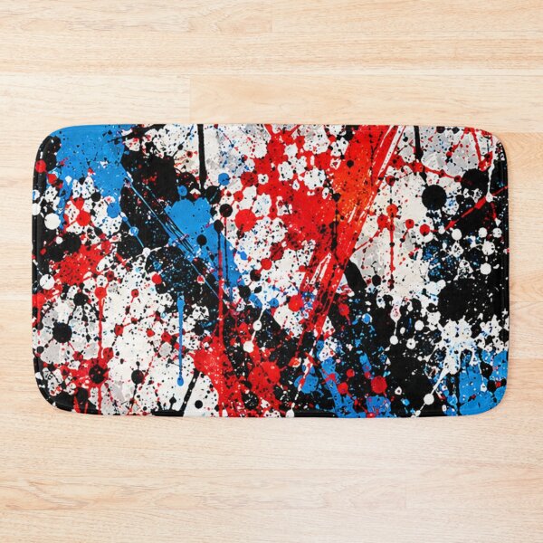 Item preview, Patriotic Red White and Blue Splatter Action Abstract Art designed and sold by THE SPLATTERED HAUS BY SAGE BANKS.