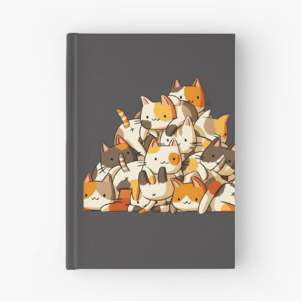 Item preview, Adorable Kitty Pile Cute Cat Stack Illustration for Cat Lovers designed and sold by Yobconcept.