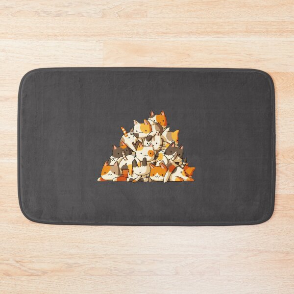 Item preview, Adorable Kitty Pile Cute Cat Stack Illustration for Cat Lovers designed and sold by Yobconcept.
