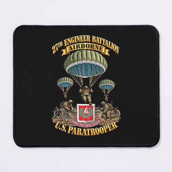 Item preview, Army - US Paratrooper - 27th Engineer Bn - w Eng Scene 3D - Enhanced designed and sold by Military Insignia Products.
