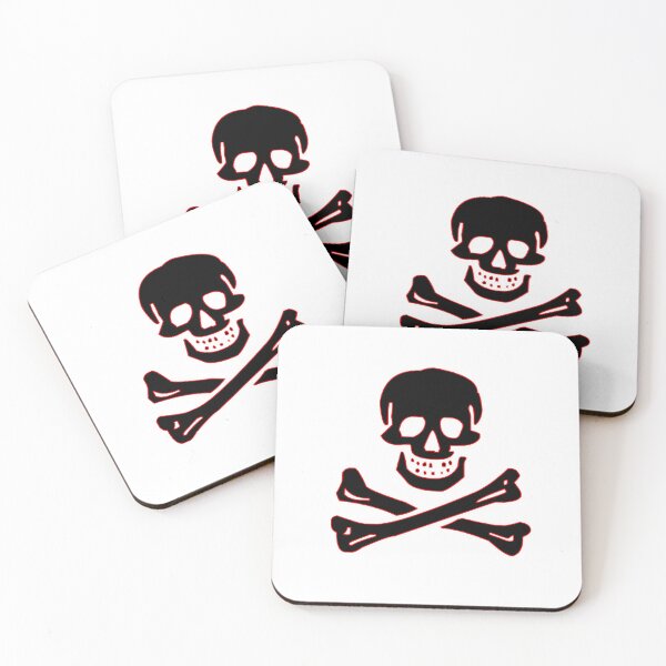 Item preview, Goth skull Crossbones Red Outline designed and sold by gothicmarry.