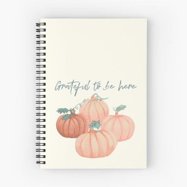 Item preview, Grateful to be here pumpkins designed and sold by MayCartPrintArt.