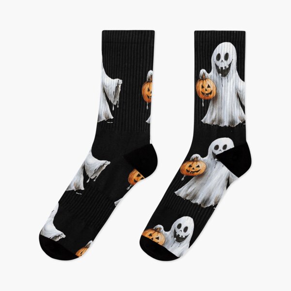 Item preview, Halloween Funny Ghost with Jack O Lantern designed and sold by Instant Printing.