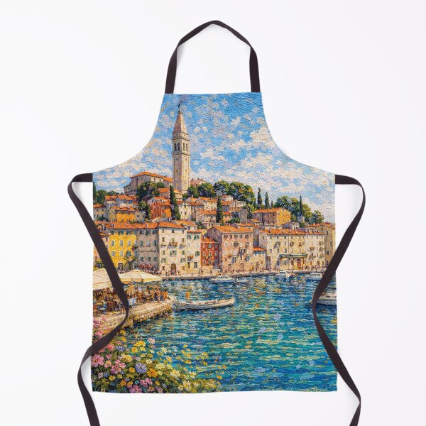 Item preview, Rovinj, Croatia – a painting of a summer day in this beautiful European city. designed and sold by GalleryKauffeld.