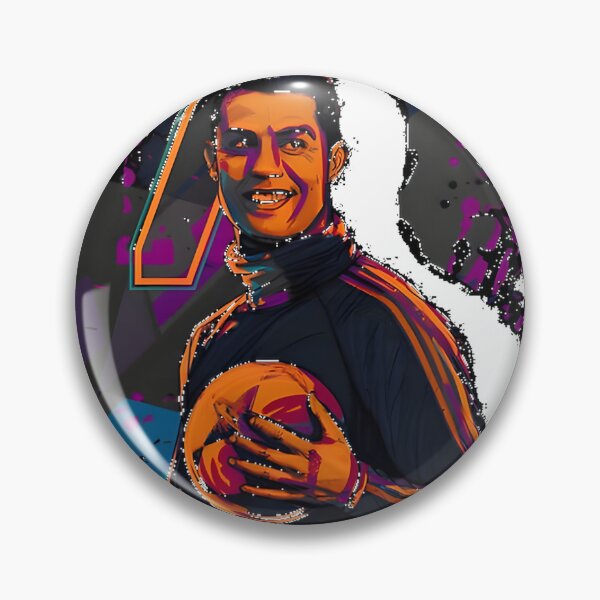 Item preview, Cristiano Ronaldo Football Wallpaper Design Featuring CR7 Iconic Pose designed and sold by Film Tees Official.