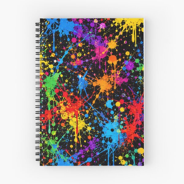 Item preview, Neon Spectrum Splatter Action Abstract Art designed and sold by THE SPLATTERED HAUS BY SAGE BANKS.