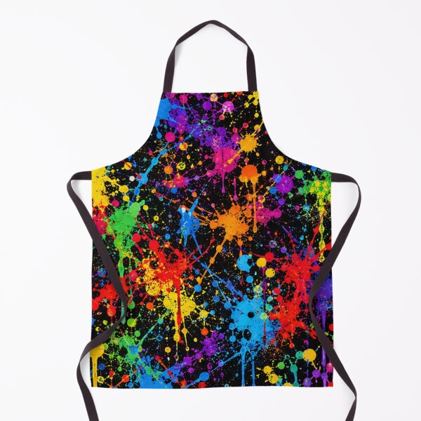 Item preview, Neon Spectrum Splatter Action Abstract Art designed and sold by THE SPLATTERED HAUS BY SAGE BANKS.