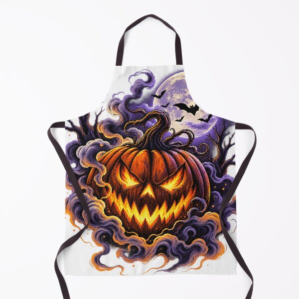 Item preview, Midnight Jack-O’-Lantern – Spooky Halloween Pumpkin Under the Full Moon designed and sold by UNIGRAPHIX.