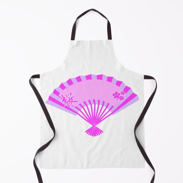 Item preview, Japanese sakura folding fan with kanji designed and sold by Onigirineko .