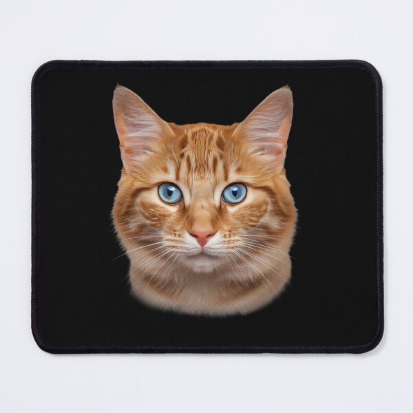 Item preview, Orange Tabby Cat Face Blue Eyes Ginger Cat Art designed and sold by cabana.space.
