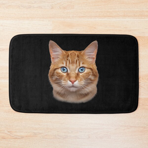 Item preview, Orange Tabby Cat Face Blue Eyes Ginger Cat Art designed and sold by cabana.space.