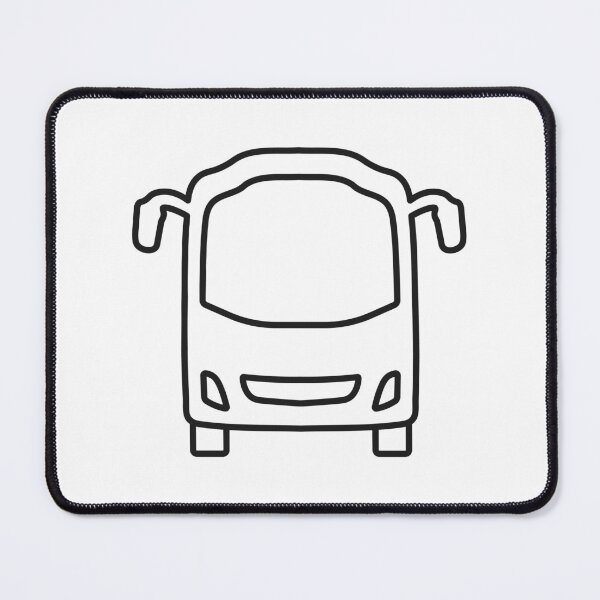 Item preview, Bus Front View Line Icon designed and sold by VectorForge Studio.