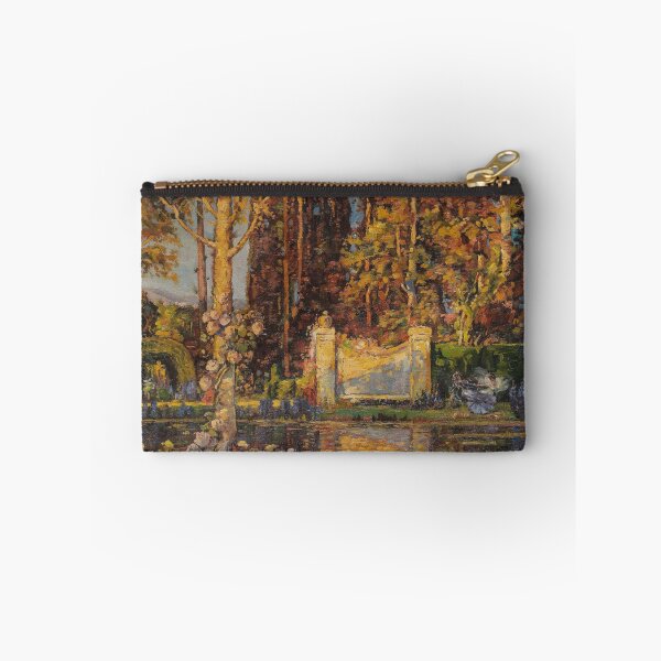 Item preview, Two Female Figures dancing in a Garden Landscape (1917) - Thomas Edwin Mostyn designed and sold by SALON DES ARTS.