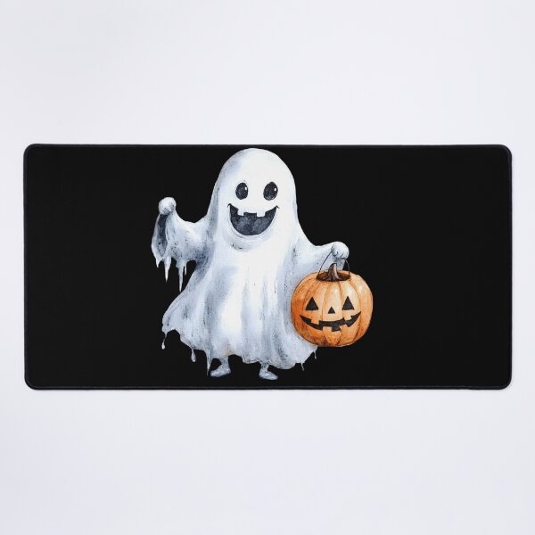 Item preview, Funny Halloween Ghost with Pumpkin designed and sold by Instant Printing.