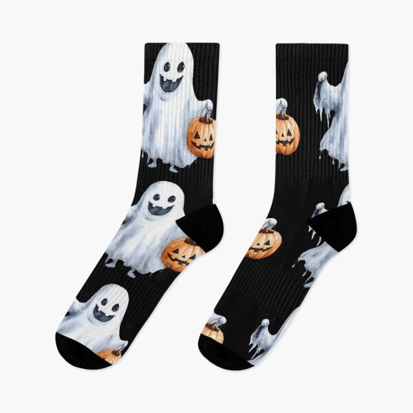 Item preview, Funny Halloween Ghost with Pumpkin designed and sold by Instant Printing.