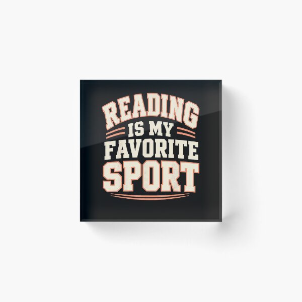 Item preview, Reading Is My Favorite Sport Book Lover designed and sold by NoeValdric.