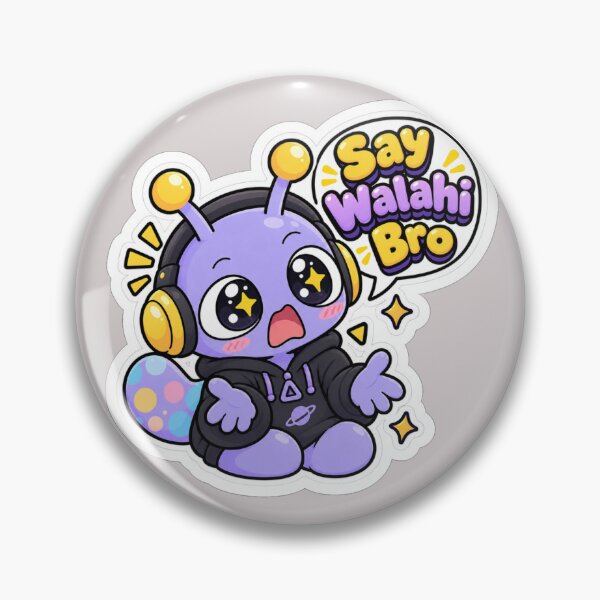 Item preview, Say Walahi Bro Funny Arabic Meme Character designed and sold by NovaToons.