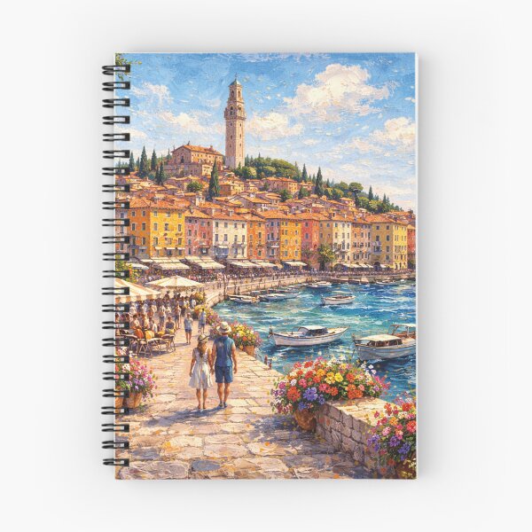 Item preview, Rovinj, Croatia – a painting of a summer day in this beautiful European city. designed and sold by GalleryKauffeld.