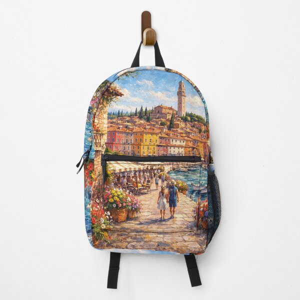 Item preview, Rovinj, Croatia – a painting of a summer day in this beautiful European city. designed and sold by GalleryKauffeld.