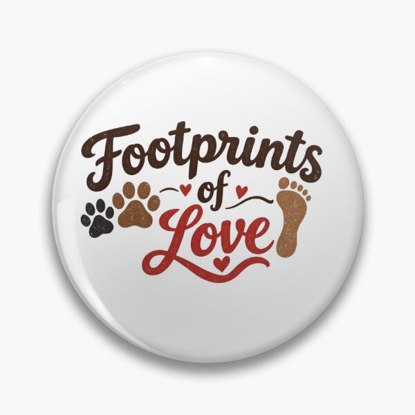 Item preview, Pawprints of love: prints left by humans, dogs, and cats designed and sold by FootprintofLove.