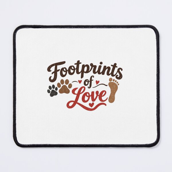 Item preview, Pawprints of love: prints left by humans, dogs, and cats designed and sold by FootprintofLove.