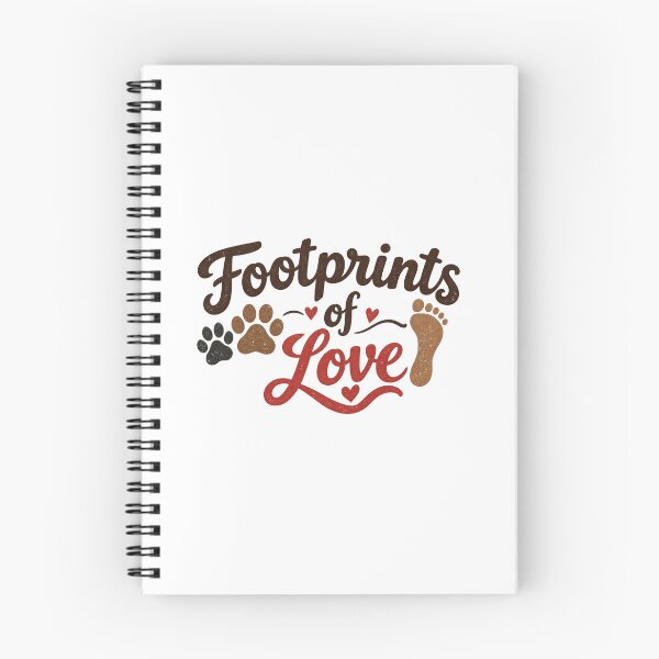 Item preview, Pawprints of love: prints left by humans, dogs, and cats designed and sold by FootprintofLove.