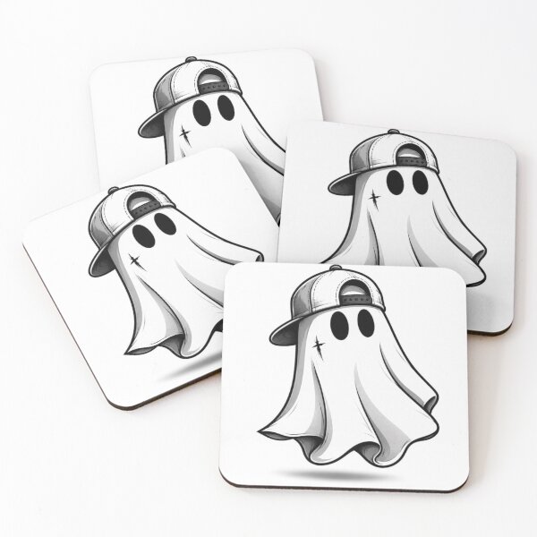 Item preview, Cool Ghost Wearing Cap Streetwear Aesthetic designed and sold by RisingSunStyle.