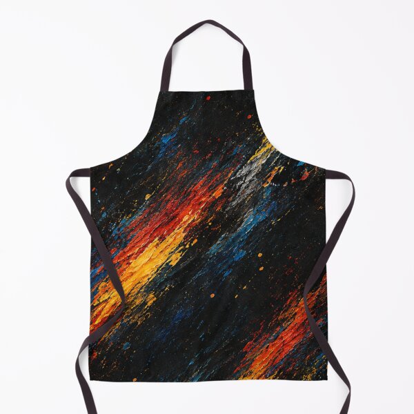 Item preview, Fiery Diagonal Brushstrokes Action Abstract Art designed and sold by THE SPLATTERED HAUS BY SAGE BANKS.