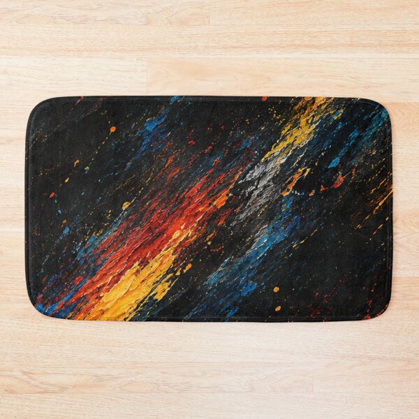 Item preview, Fiery Diagonal Brushstrokes Action Abstract Art designed and sold by THE SPLATTERED HAUS BY SAGE BANKS.