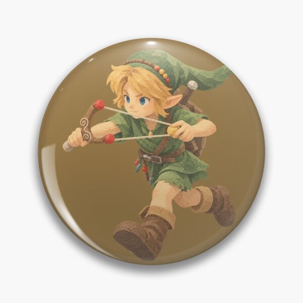 Item preview, Ocarina of Time Link Archer – Zelda Watercolor Fan Art designed and sold by ZOHRR.