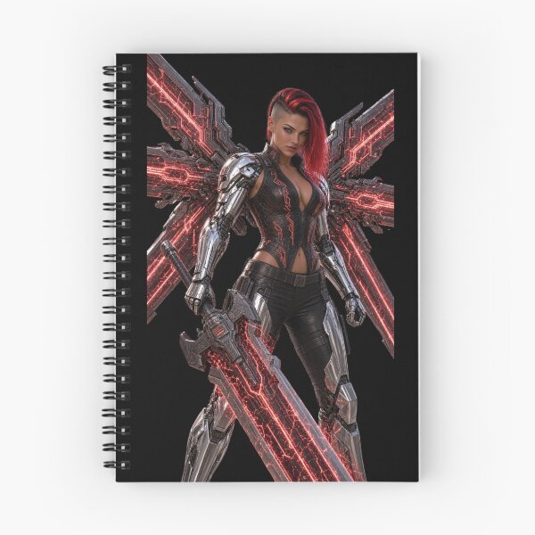 Item preview, Cyber Martyr - Crimson Plasma Greatsword Warrior designed and sold by EvolutionMerch.