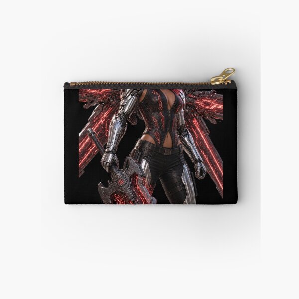 Item preview, Cyber Martyr - Crimson Plasma Greatsword Warrior designed and sold by EvolutionMerch.