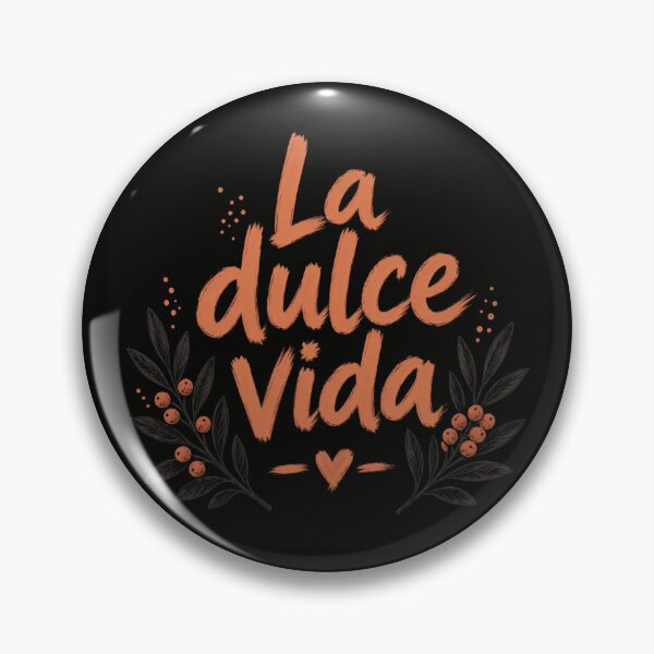Item preview, La Dulce Vida Modern Brush Lettering Design designed and sold by HappyOops.